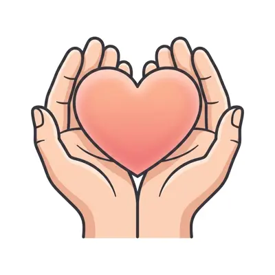 logo main coeur